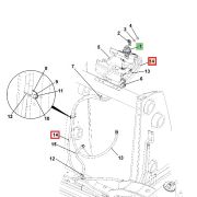 Шланг топливный от топливного бака к фильтру гр. очистки JCB 332/G6390