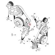 Ролик натяжителя JCB JS160W ; JS175W ; JS200W 320/08729