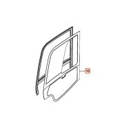 Стекло двери нижнее (2 отв) JCB JS160 - JS220 с 2010 -