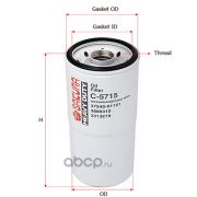 Фильтр масляный Doosan (SAKURA) 65.05510-5020B / C5715