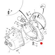 Корпус КПП JCB (передняя часть) 449/02204 / 445/36601