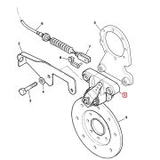 Суппорт стояночного тормоза в сборе JCB Loadall 15/916800 15/M04039 15/920272