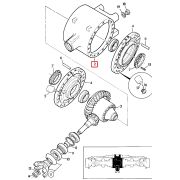Корпус дифференциала заднего моста JCB 4СХ (Аналог) 453/25501