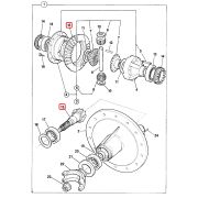 Главная пара JCB 13/38T 458/M1350